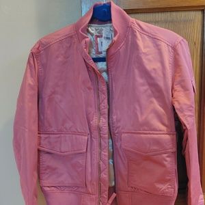 GAP Pink Water Resistant Bomber Jacket
